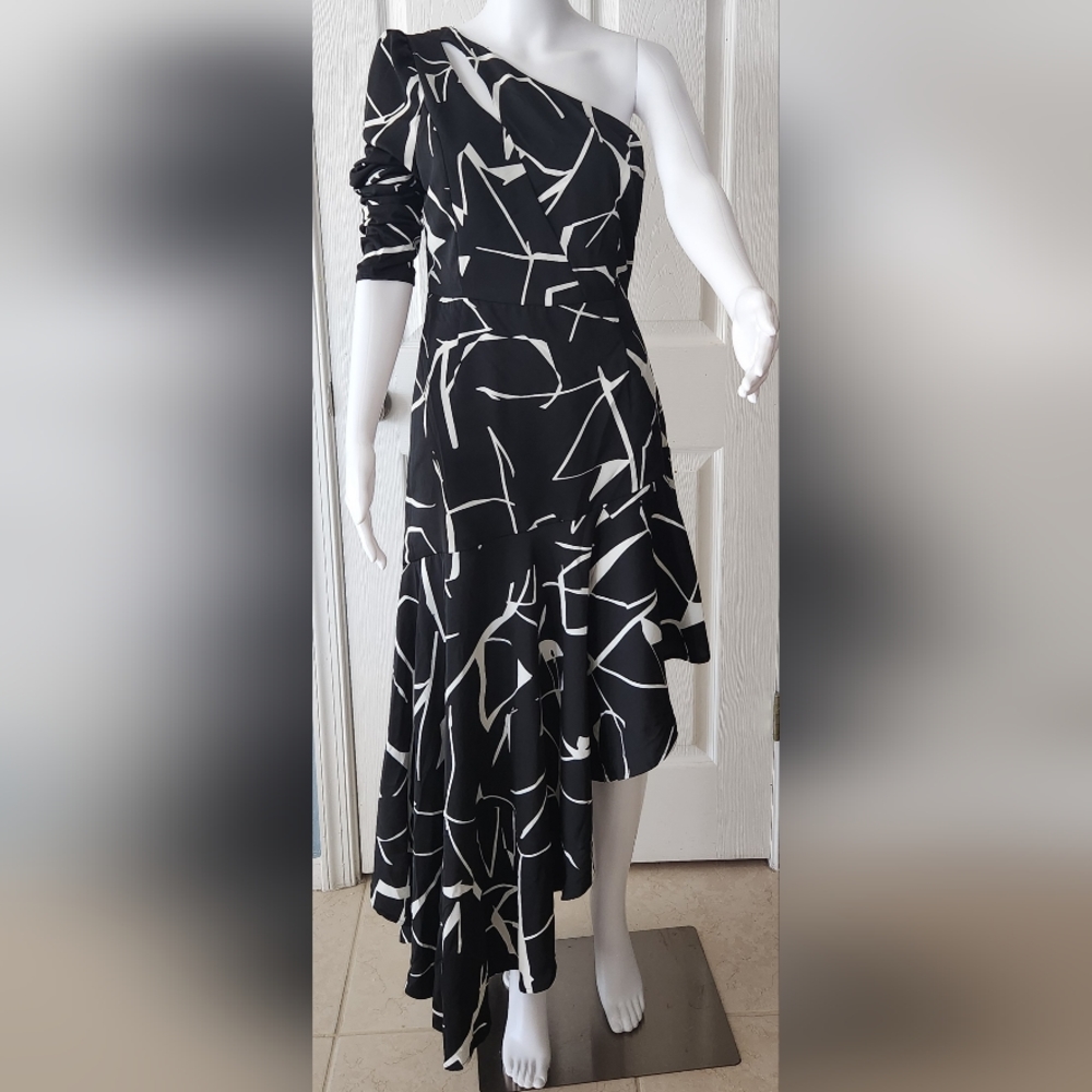 Black and white dress